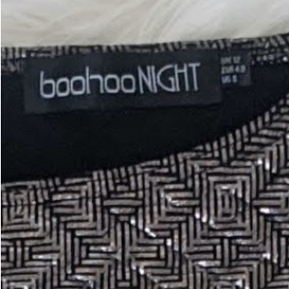 Boohoo 2 Piece Silver Skirt Set - Picture 3 of 3